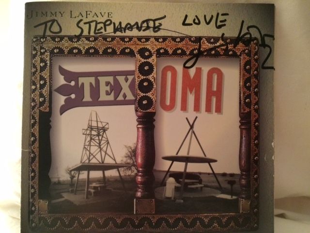 Jimmy signed my Texoma CD the night in Virginia we chatted for almost an hour after one of his shows. Summer 2001.