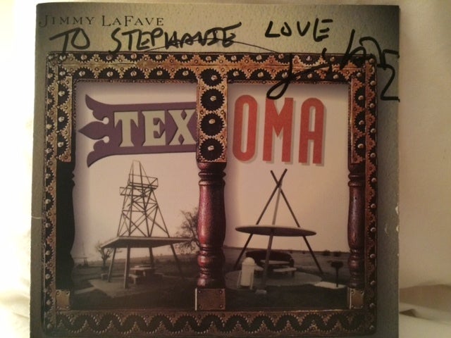 <p>Jimmy signed my Texoma CD the night in Virginia we chatted for almost an hour after one of his shows. Summer 2001.</p>