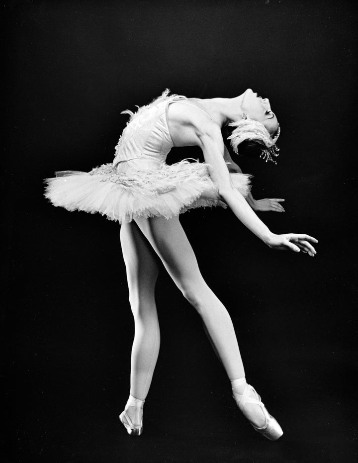 Whelan in costume for "Swan Lake" in 1993.