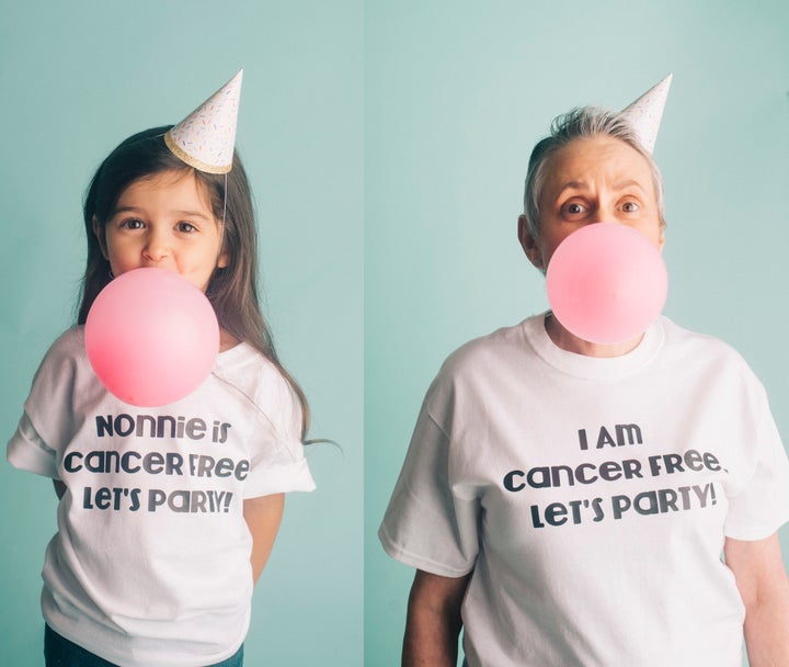 Three-year-old Scout paid tribute to her awesome grandmother with a fun photo shoot. 