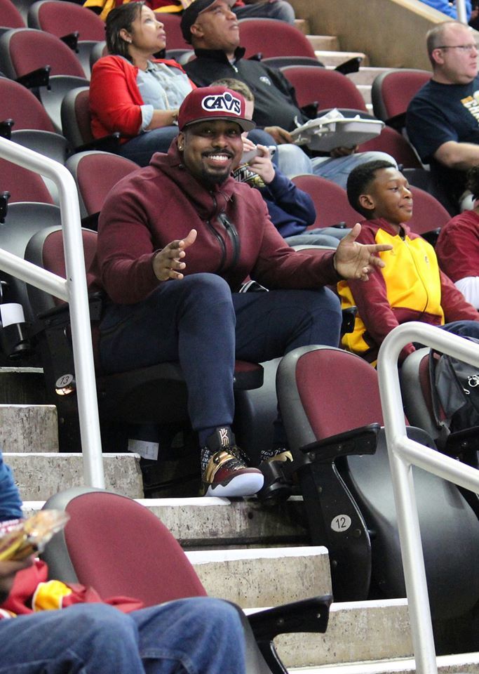 <p>Panama Austin, the truest fan there ever was, at the mecca of 21st century basketball</p>