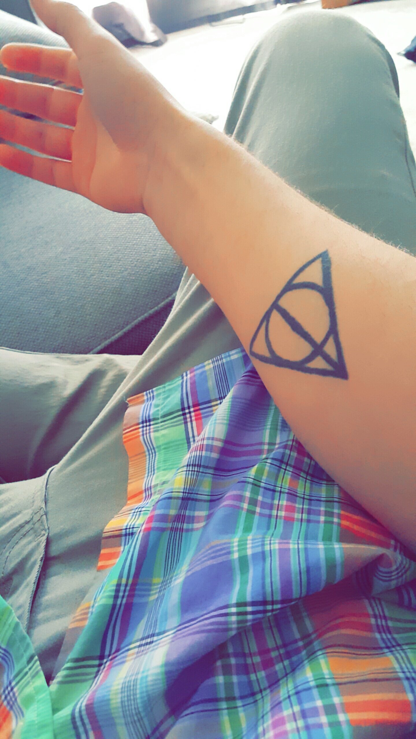 Got to do this pretty watercolor deathly hallows as a walk in the other day  🐍🦅🦁🦡 . . . . . #harrypotter #harrypottertattoo #tattoo… | Instagram