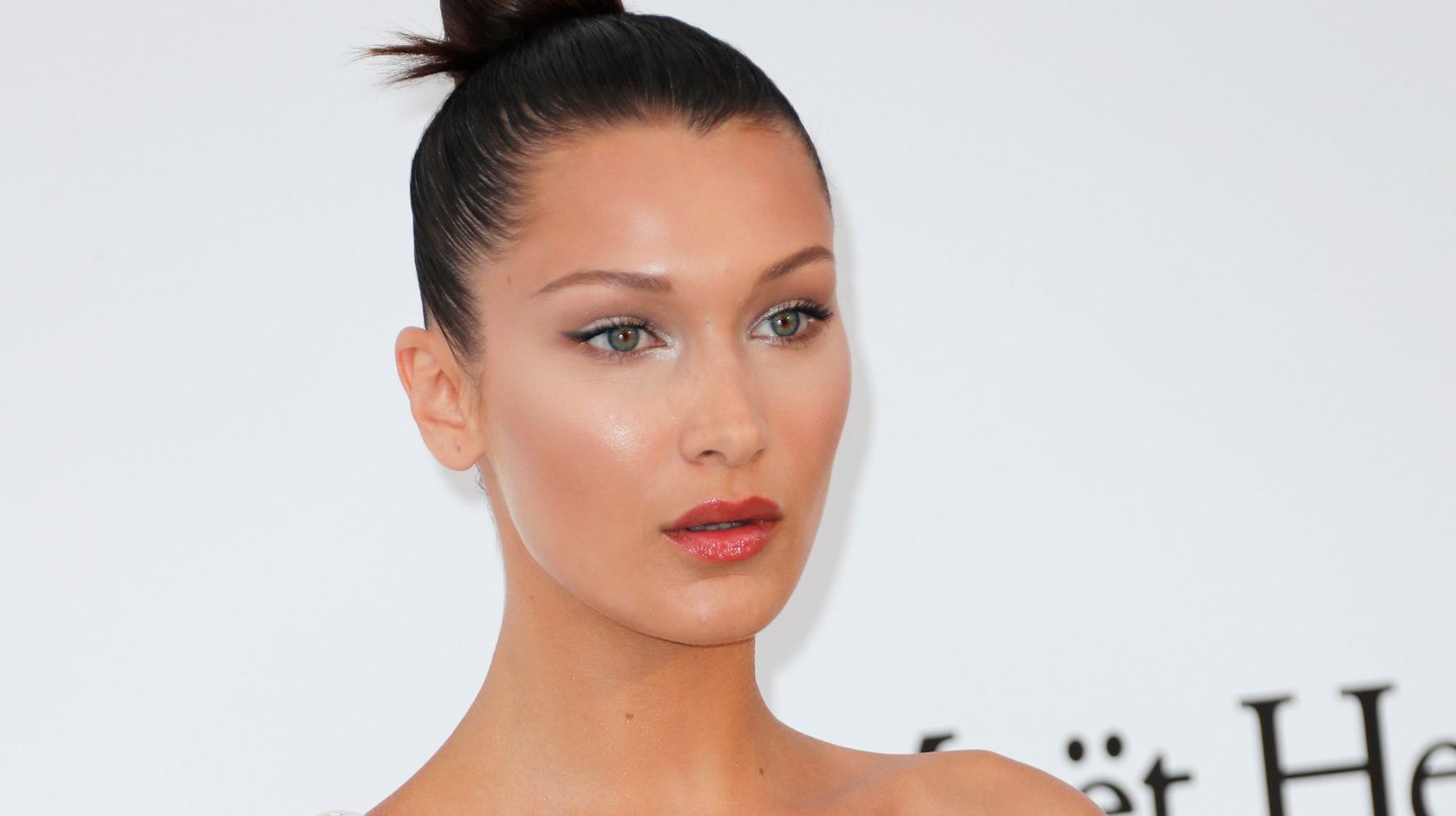 Bella Hadid Models a Nude Look Complete With By Far Sandals in