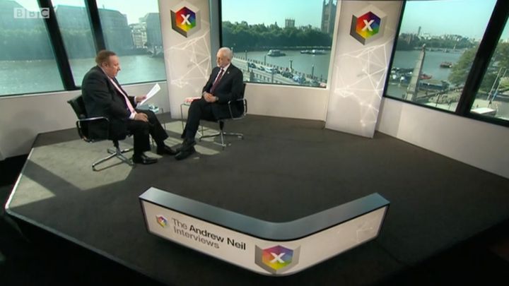 Andrew Neil interviewed Jeremy Corbyn on Friday