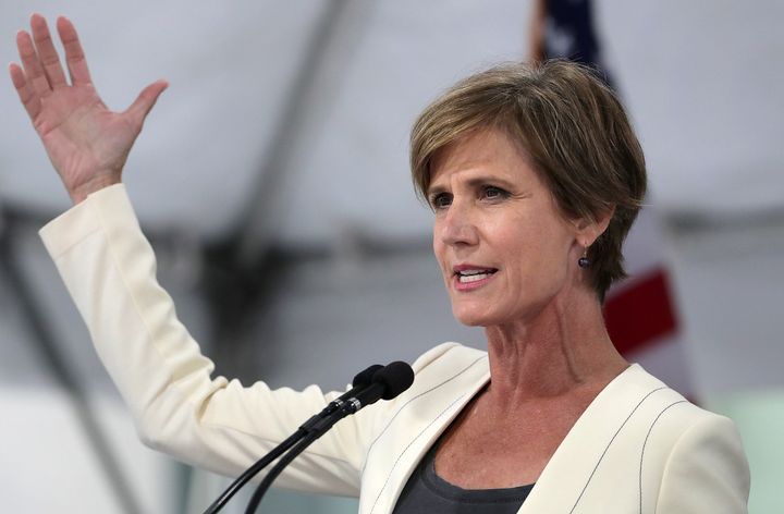 Former acting Attorney General Sally Yates refused to enforce Trump's muslim ban because she believed it was unconstitutional. She was fired for refusing.