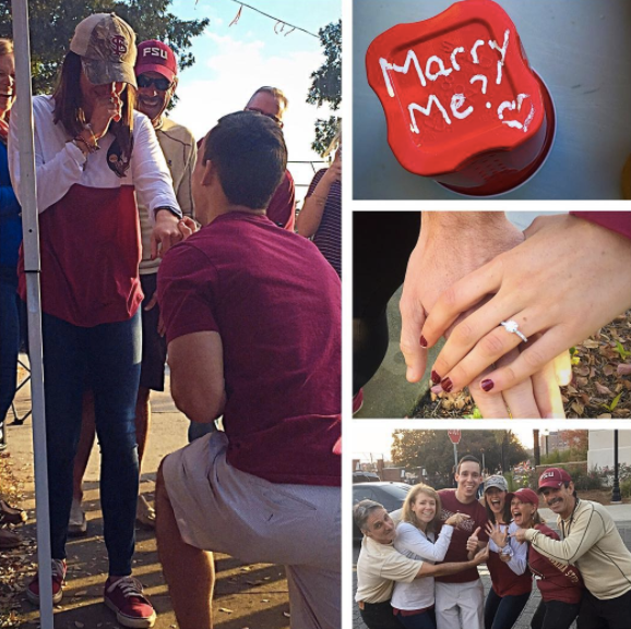 Scenes from the special day.