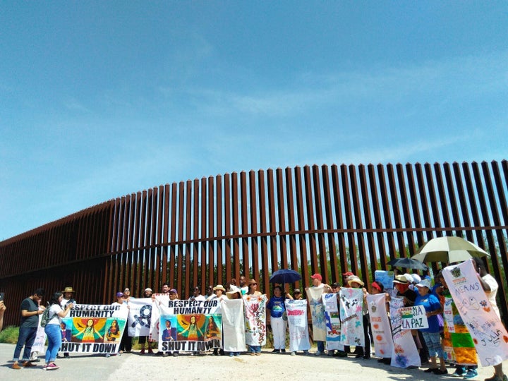 <p>Caravan Against Fear at US-Mexico Border, Aprli 2017</p>