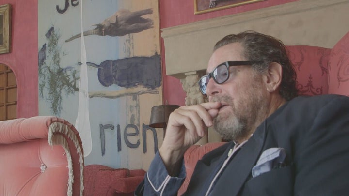 Julian Schnabel in Julian Schnabel, A Private Portrait, Directed by Pappi Corsicato, Photo Courtesy of Cohen Media Group www.cohenmedia.net