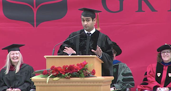 Kumail Nanjiani had a few ideas for Grinnell College's graduating class of 2017.