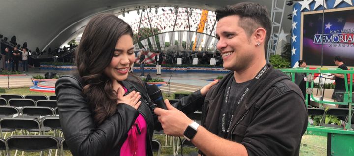 Auli’i Cravalho speaks with Kyle McMahon for PBS National Memorial Day Concert 2017 on Kyle2U.