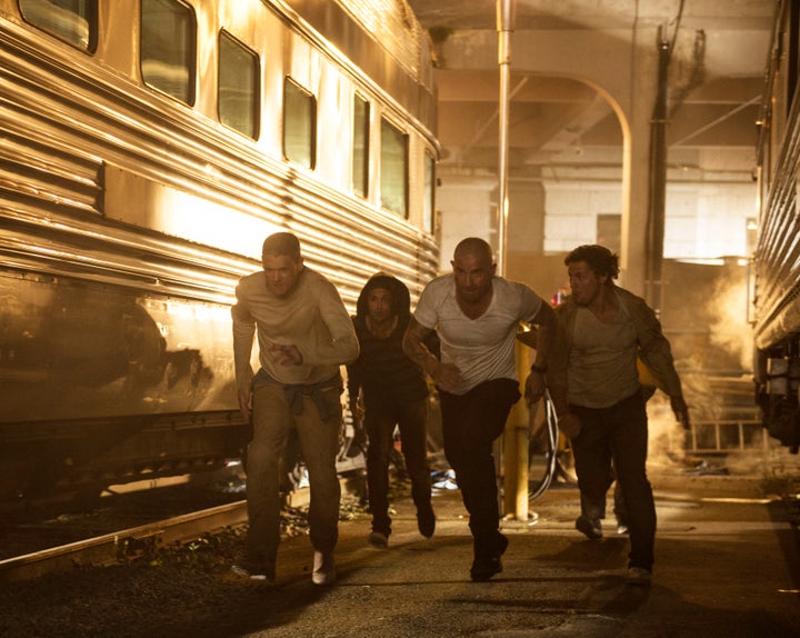Wenworth Miller, Kunal Sharma, Dominic Purcell and Augustus Prew in