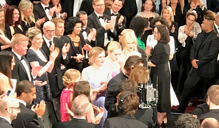 Kristen Dunst, Elle Fanning, Nicole Kidman and Sophia Coppola at the premiere of Beguiled