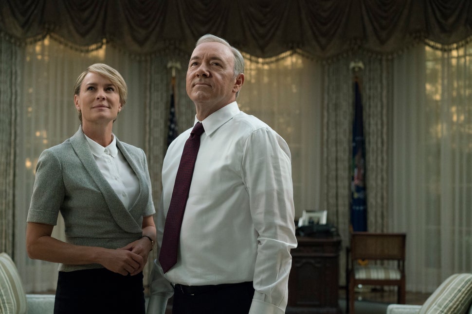 Robin Wright and Kevin Spacey on