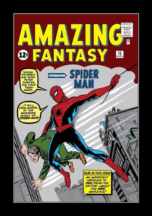 Spider-Man appeared in Amazing Fantasy 15 in 1962.