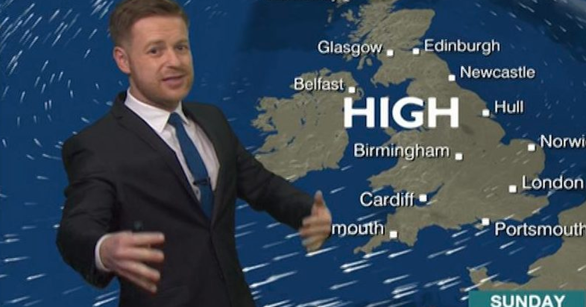 Tomasz Schafernaker Named Viewers' Favourite TV Weather Presenter In