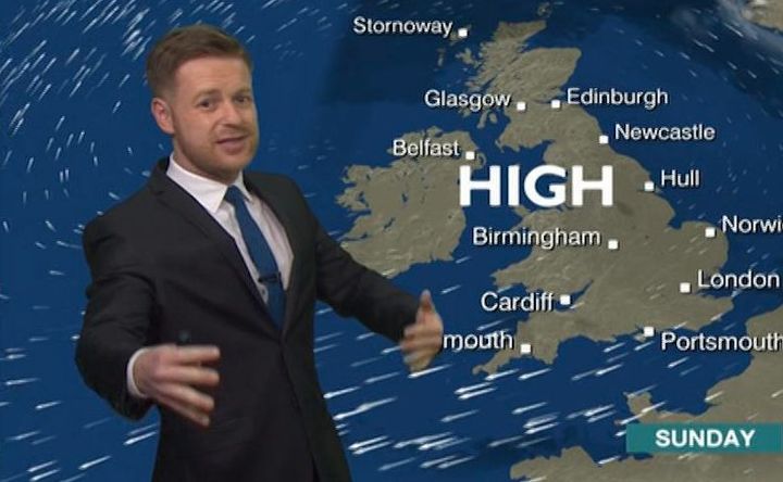 Tomasz Schafernaker has come out top of the forecasters