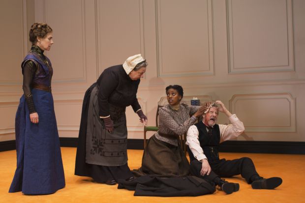 Laurie Metcalf, Jayne Houdyshell, Condola Rashad, and Chris Cooper star in Lucas Hnath's A Doll's House, Part 2. 