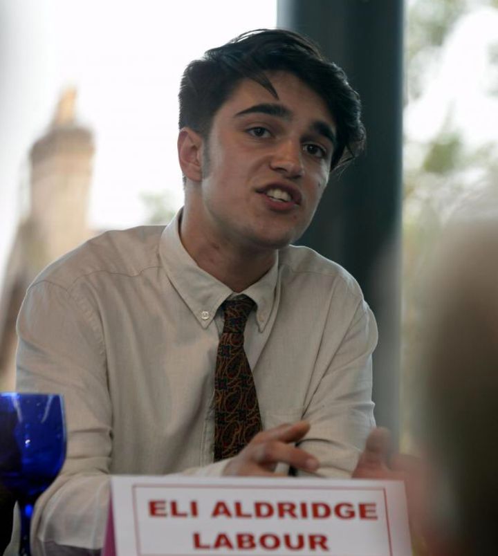 Eli Aldridge is thought to be the youngest election candidate in 2017