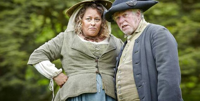 Jud and Prudie have provided much light relief with their capers in 'Poldark'