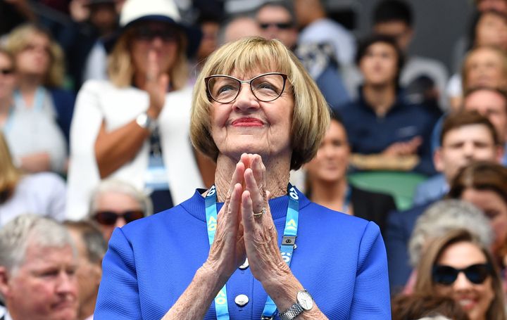 Margaret Court, pictured at the Australian Open in January, is facing serious backlash from the tennis community.