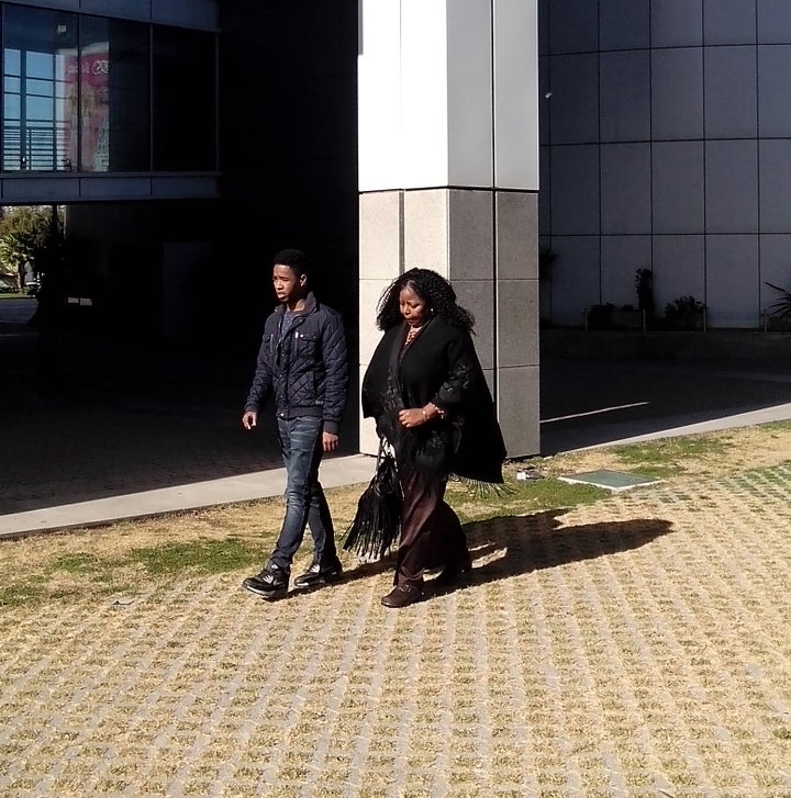 <p>Toveet’s brother and mother enter Camp Rabin, the Israeli army’s central headquarters in Tel Aviv, where an inquiry into Toveet’s case was held • 20 January 2017</p>