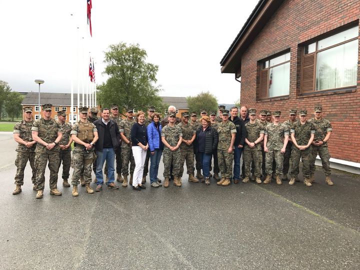  Visiting the U.S. Marine Corps rotational presence at Vernæs in Trondheim, Norway