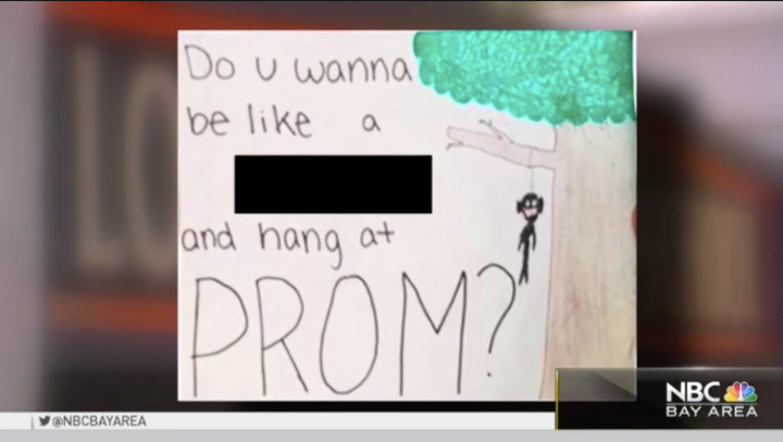 More than one student at Los Gatos High made light of the country's history of racism to ask someone to prom.