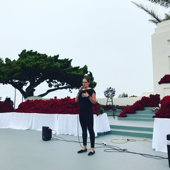 Maggie Seymour telling her story