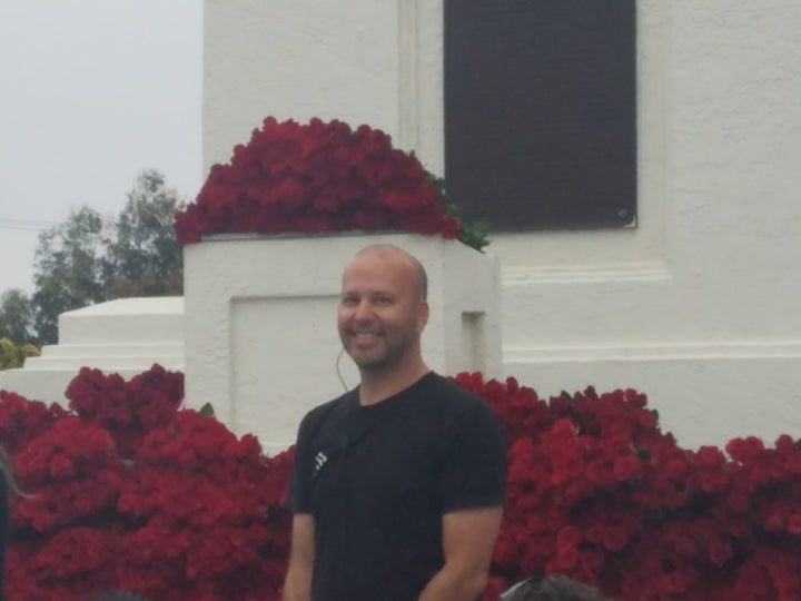 Gil Cabrera just prior to the ceremony kickoff