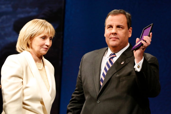 New Jersey Lt. Gov. Kim Guadagno is the front-runner among the Republican candidates to replace Gov. Chris Christie.