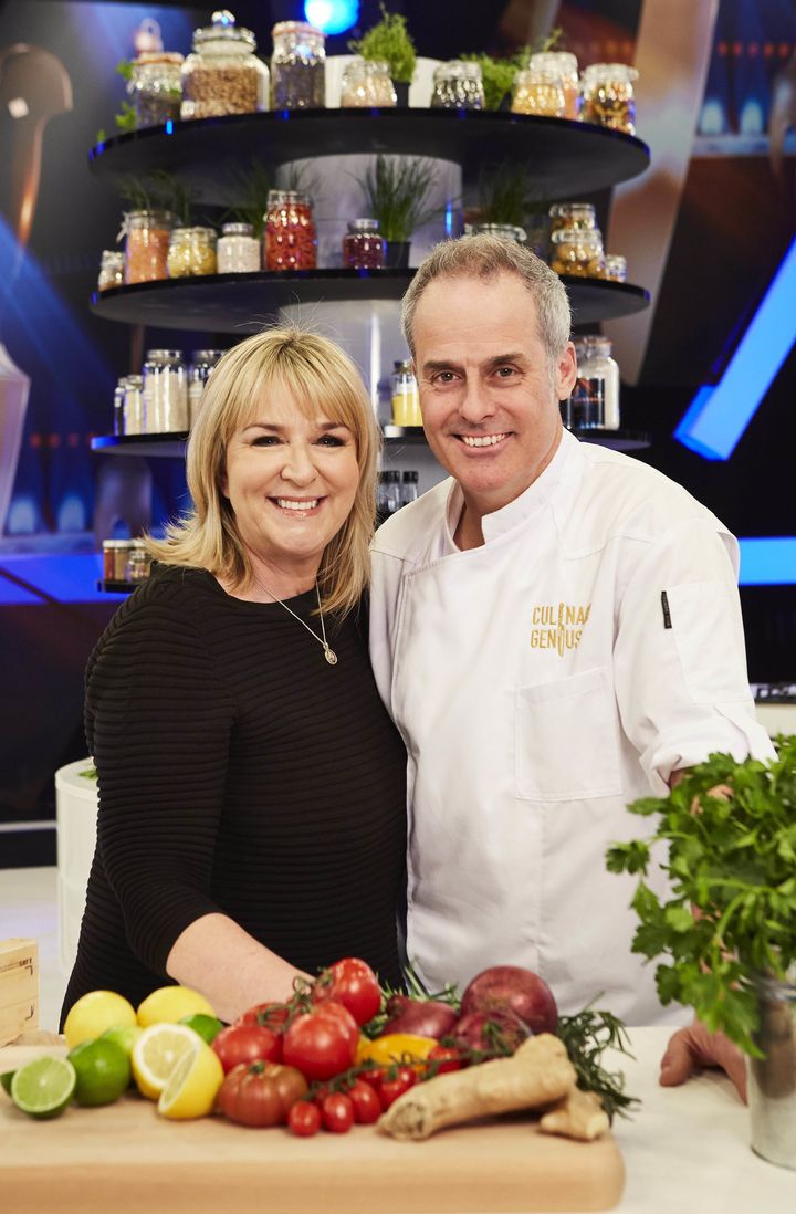 Fern Britton with her husband Phil Vickery