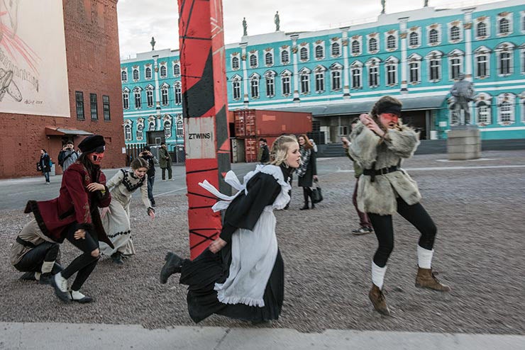 Maksim Svitshyov. Media-art and sound-art project. Street Art Museum. Saint Petersburg, Russia. May 2017. (photo © Martha Coo