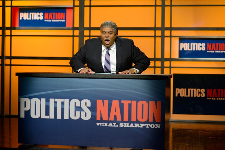 Kenan Thompson portrays Rev. Al Sharpton on Dec. 6, 2014.