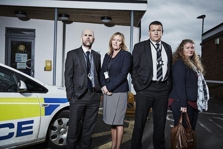 Left to right:Det Supt Simon Steel, DC Nikki Smith, DI Stuart Blaik, DC Natalie Golding