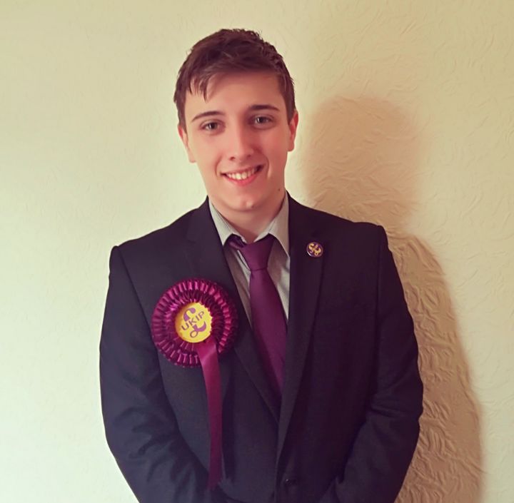 Nathan Ryding says he has convinced a number of friends at college to vote UKIP 