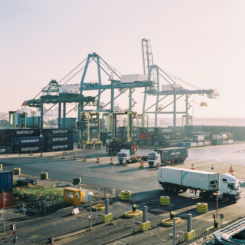 Overlooking Tilbury port on Jan. 18.