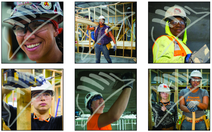 <p>Photo of Women in the trades industry by Oregon Tradeswomen, Inc.</p>