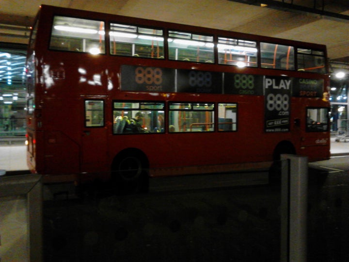 London Bus, Heathrow Airport.