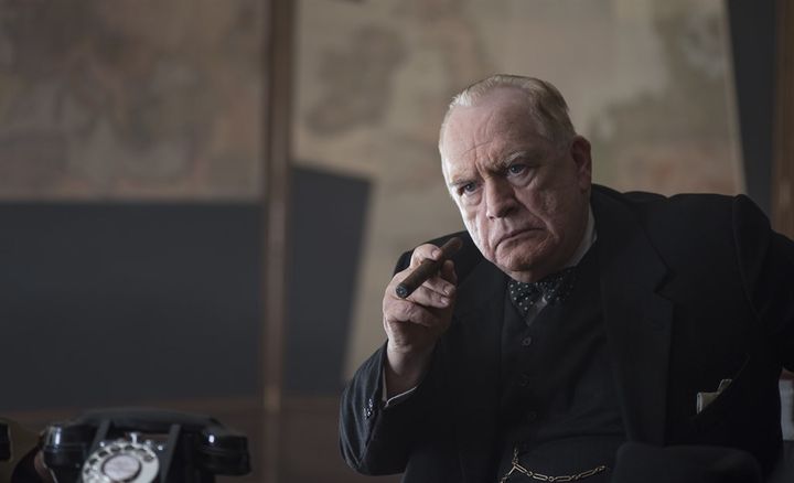 <p>Brian Cox as Sir Winston Churchill.</p>