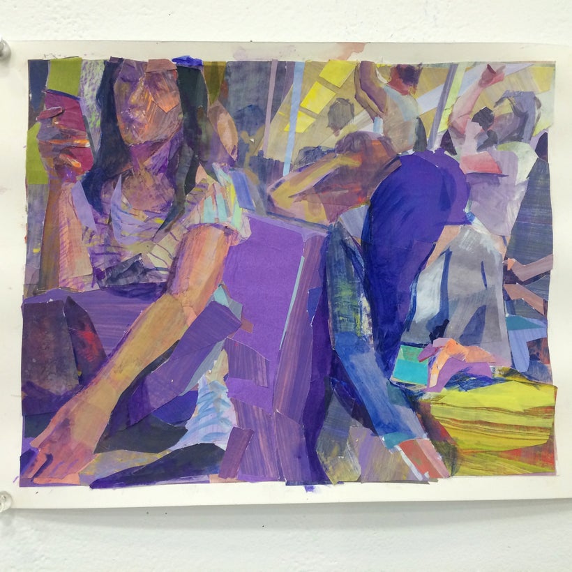Collage study in process