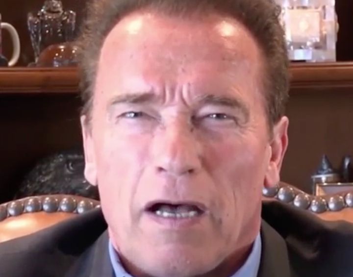 Arnold Schwarzenegger has blasted Donald Trump for withdrawing from the Paris Agreement on climate change 