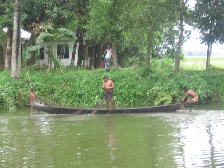 Riverine village in Sylhet 