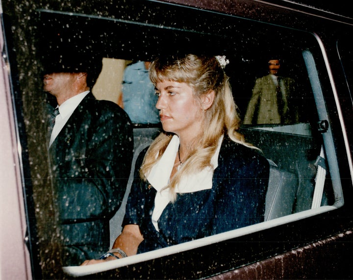 Karla Homolka as she appeared after her arrest.