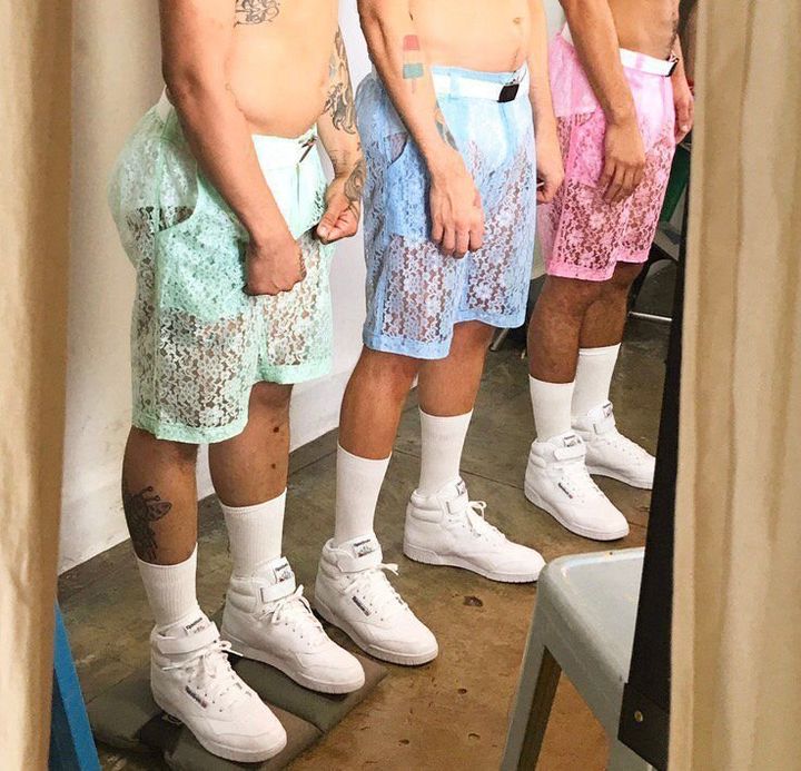 We Regret To Inform You That Lace Men's Shorts Are Here For The Summer