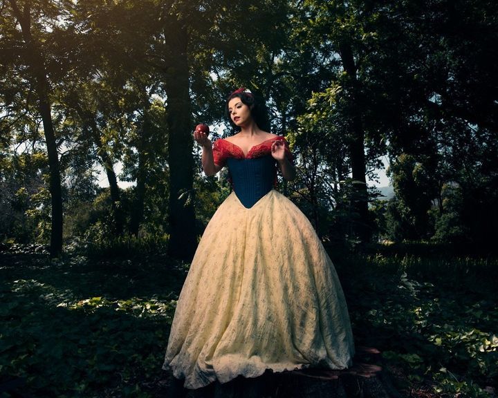 Snow White as depicted by model Amber Arden.