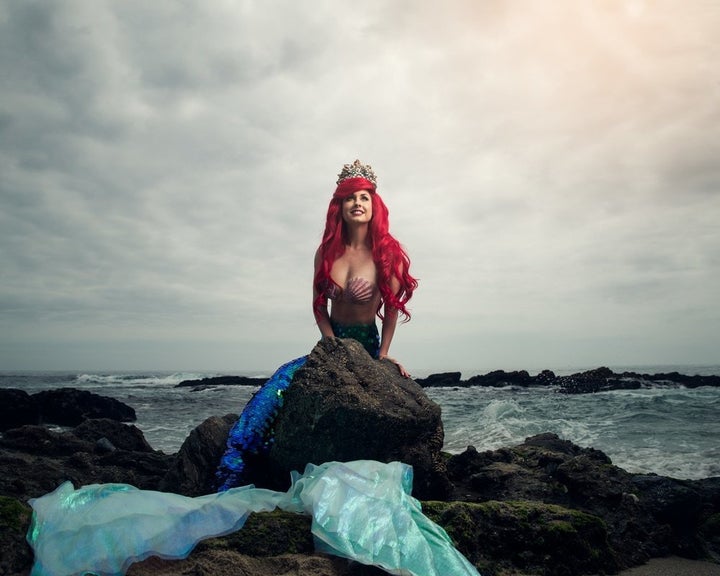 The Little Mermaid was played by model Traci Hines.