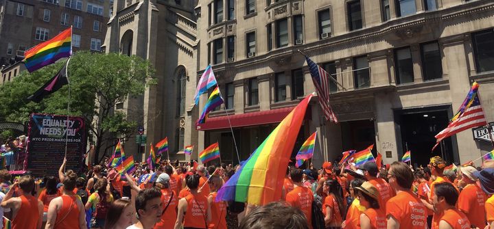 <p>New York City Pride Parade, 2016</p>