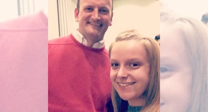 Abigail Eatock is pictured with former Ukip MP Douglas Carswell on her Facebook page