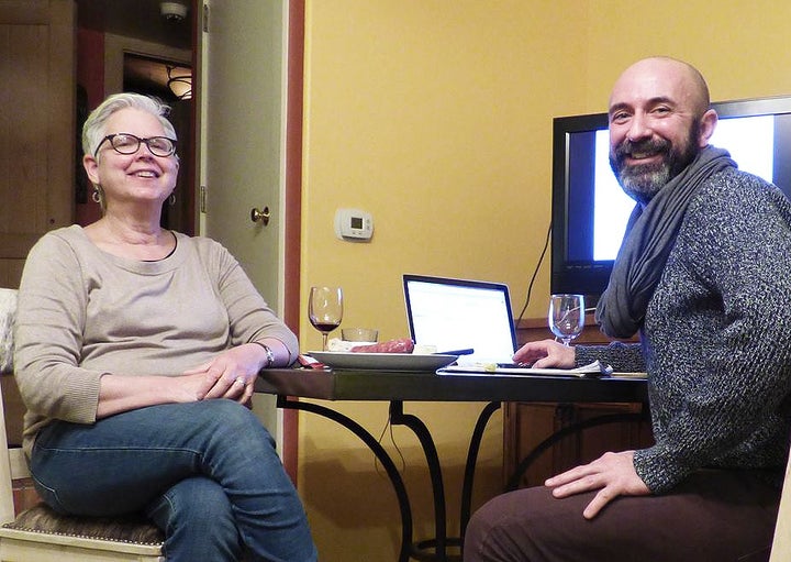 <p>Rebecca Crowell and Jerry McLaughlin in New Mexico</p>
