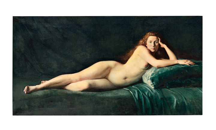 Severo Rodríguez Etchart, Femme nue, Luli, 1896., Oil on canvas. Sold at Christie's in New York on 24 May 2017 for $143,70 against an estimate of $20,000-25,000. 